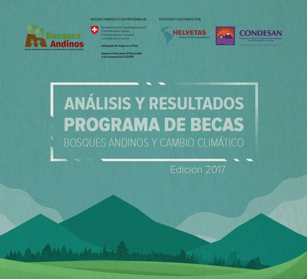 concurso de becas bosques andinos infografia