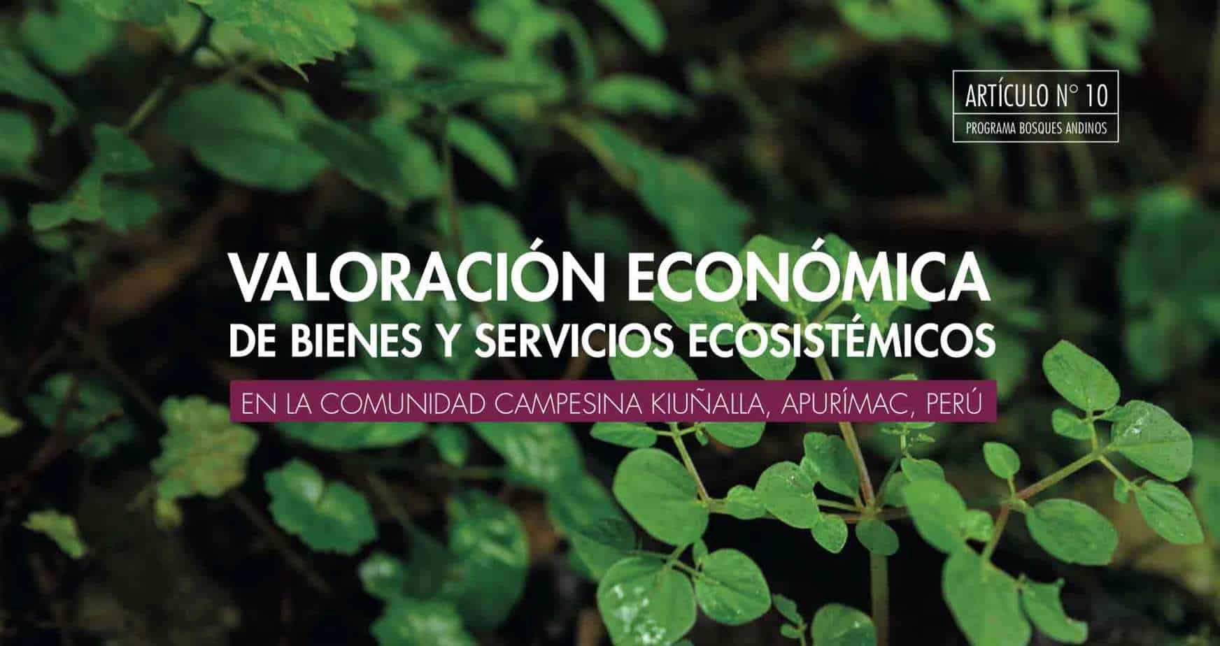 bosques andinos publicación